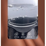 Samsung Galaxy S26 Ultra Case Hülle - Flip Qialino Full Grain Wallet Echtleder matt mit Magnetverschluss - Braun