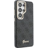 Coque Samsung Galaxy S26 Ultra - Guess 4G Script MagSafe Magnetic protection &eacute;l&eacute;gante - Noir