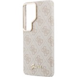 Coque Samsung Galaxy S26 Ultra - Guess 4G Script MagSafe Magnetic protection &eacute;l&eacute;gante - Rose