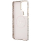 Coque Samsung Galaxy S26 Ultra - Guess 4G Script MagSafe Magnetic protection &eacute;l&eacute;gante - Rose