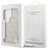 Coque Samsung Galaxy S26 Ultra - Guess 4G Script MagSafe Magnetic protection &eacute;l&eacute;gante - Rose