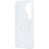 Galaxy S26 Ultra Case H&uuml;lle - Karl Lagerfeld IML KC Script MagSafe H&uuml;lle Elegant - Transparent