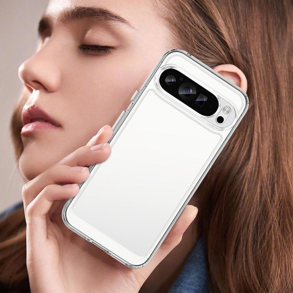 Samsung Google Pixel 9 Pro XL Case Hülle - Gummi Transparent Silikon Gel flexibel - Transparent