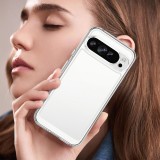 Samsung Google Pixel 9 Pro XL Case Hülle - Gummi Transparent Silikon Gel flexibel - Transparent