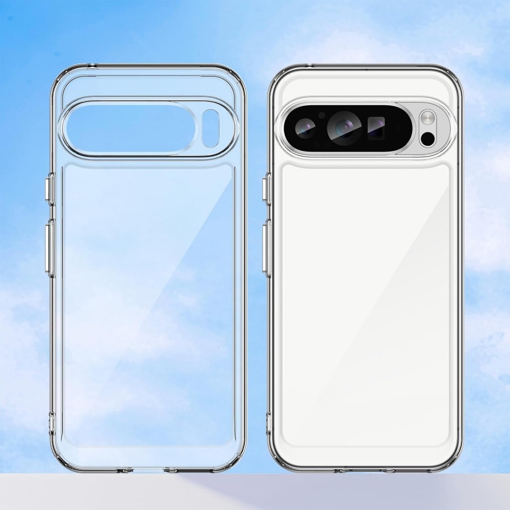 Samsung Google Pixel 9 Pro XL Case Hülle - Gummi Transparent Silikon Gel flexibel - Transparent