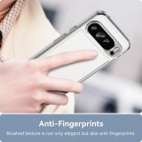 Samsung Google Pixel 9 Pro XL Case Hülle - Gummi Transparent Silikon Gel flexibel - Transparent