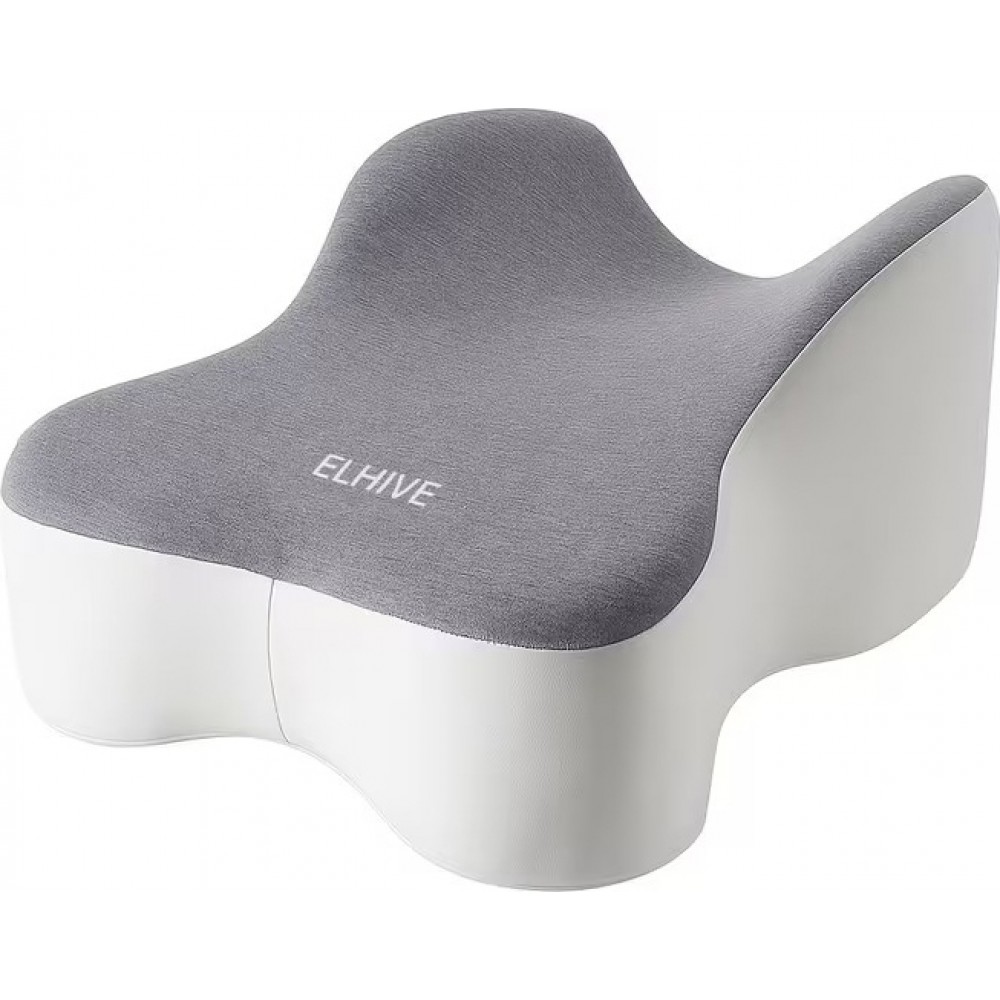 Coussin de genoux &agrave; m&eacute;moire de forme pour position lat&eacute;rale soutien des jambes 35,56cm - Gris