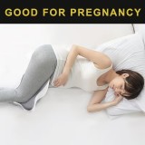 Coussin de genoux &agrave; m&eacute;moire de forme pour position lat&eacute;rale soutien des jambes 35,56cm - Gris