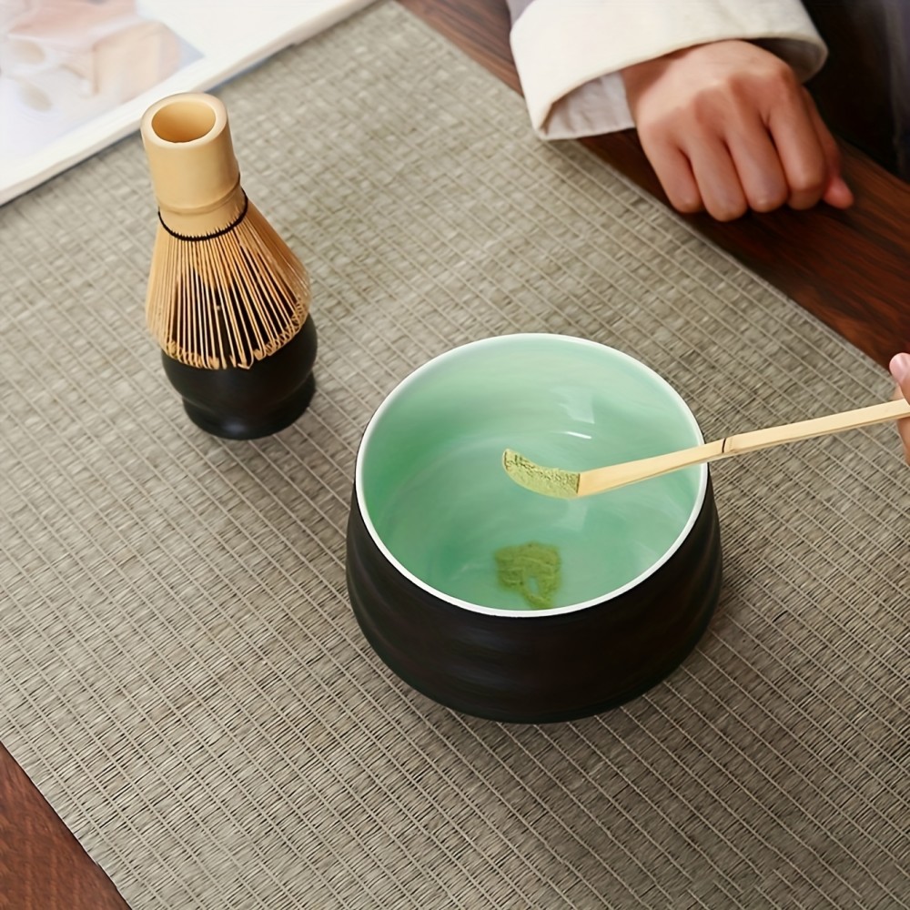 Cuill&egrave;re &agrave; matcha en bambou chashaku pour th&eacute; vert japonais en poudre