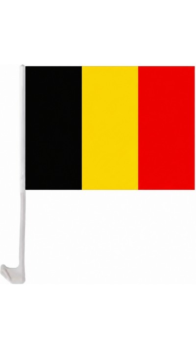 Belgien Autoflagge mit Clip f&uuml;r Autoscheibe Fan-Zubeh&ouml;r