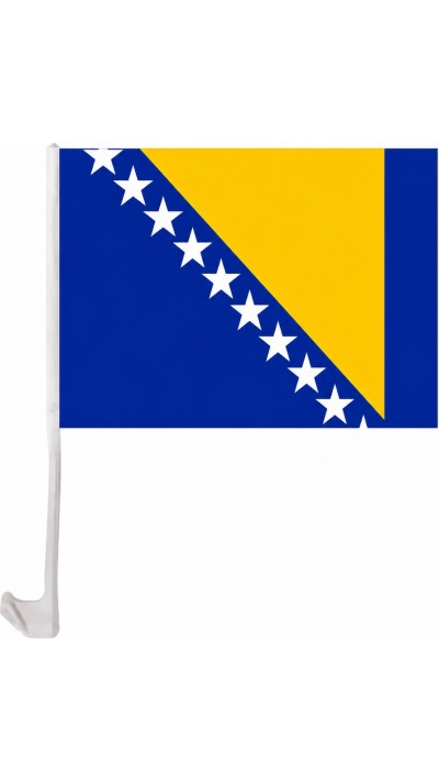 Bosnien-Herzegowina Autoflagge mit Clip für Autoscheibe Fan-Zubehör