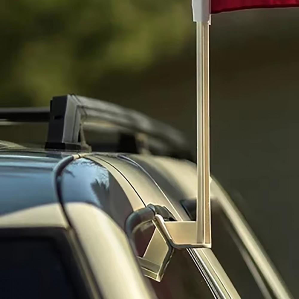 Drapeau &Eacute;quateur avec clip pour vitre de voiture accessoire supporter
