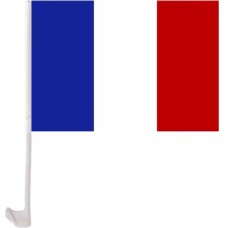 Frankreich Autoflagge mit Clip für Autoscheibe Fan-Zubehör