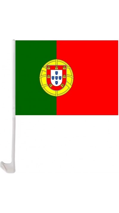 Portugal Autoflagge mit Clip f&uuml;r Autoscheibe Fan-Zubeh&ouml;r