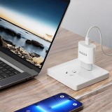 Dudao A14C USB-C PD 20W Wandladeger&auml;t mit Kabel (1m USB-C) - Weiss