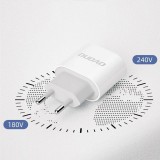 Dudao A14C USB-C PD 20W Wandladeger&auml;t mit Kabel (1m USB-C) - Weiss