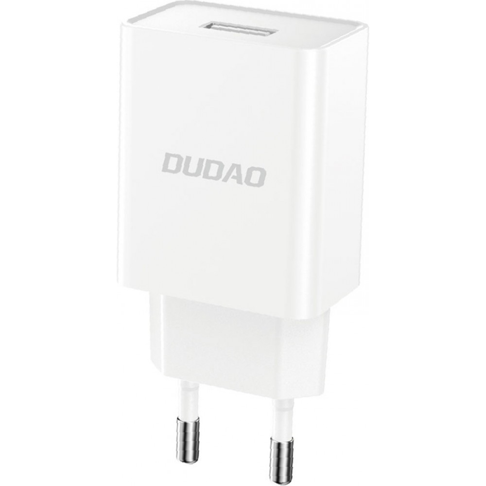 Dudao A4EUL USB-A Wandladeger&auml;t 2.1A mit Lightning Kabel f&uuml;r iPhone und kompatible Ger&auml;te - Weiss