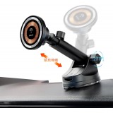 Dudao F12MAX+ Handyhalter mit 15W kabellosem Ladeger&auml;t MagSafe-kompatibel - Schwarz