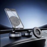 Dudao F24PRO MagSafe Auto Halterung mit Saugnapf für Windschutzscheibe oder Armaturenbrett - Schwarz