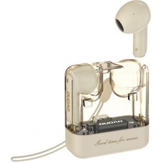 Dudao U18Pro Bluetooth 5.3 TWS Kopfhörer ergonomisch 6h Akkulaufzeit - Beige