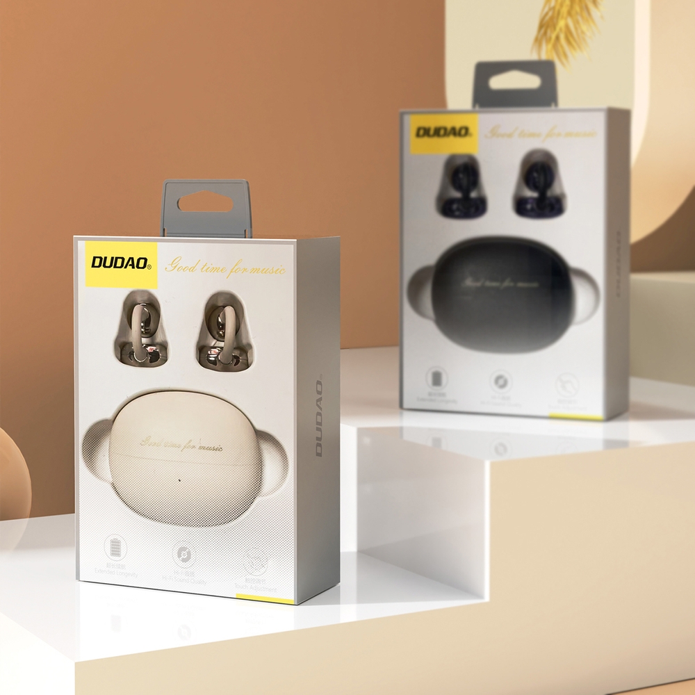 Dudao U20 TWS Bluetooth-Kopfh&ouml;rer kabellos 30 Stunden Akkulaufzeit - Weiss