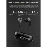 &Eacute;couteurs Bluetooth F80 Q26 Pro TWS avec &eacute;cran LED autonomie longue pour sport et jeu - Blanc