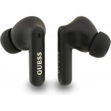 Bluetooth Kopfh&ouml;rer Guess PU 4G Script Logo ENC TWS mit Sprachassistent und 16h Akkulaufzeit - Rosa