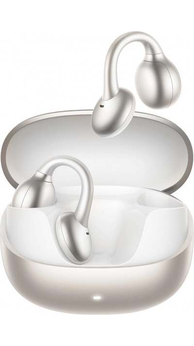 Bluetooth Kopfhörer JOYROOM JR-OE3 Open-Ear True BT 5.4 mit intelligentem Steuerung - Silber