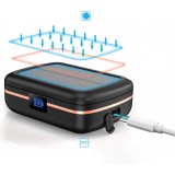 Bluetooth TWS Wasserdichte Kopfh&ouml;rer mit Solarpanel und 2500mAh Powerbank BH-T05 - Schwarz