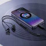 Acefast L2 In-Ear Kopfhörer USB-C Anschluss mit Mikrofon und Fernbedienung 1.2 m - Schwarz
