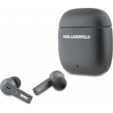 Kabellose Kopfh&ouml;rer Karl Lagerfeld ANC/ENC TWS - Bluetooth, Ger&auml;uschreduzierung, Schnellladung, 24h Akkulaufzeit - Schwarz