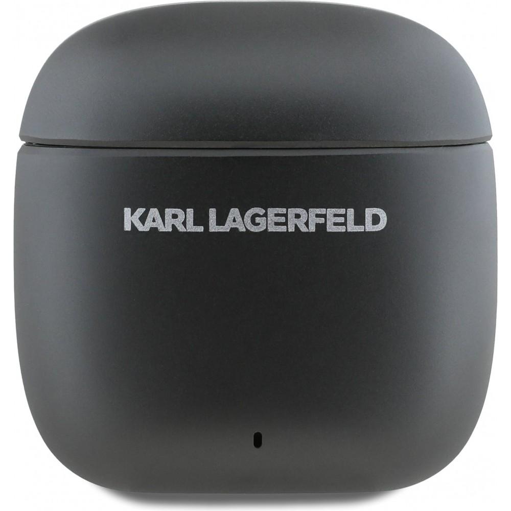 Kabellose Kopfh&ouml;rer Karl Lagerfeld ANC/ENC TWS - Bluetooth, Ger&auml;uschreduzierung, Schnellladung, 24h Akkulaufzeit - Schwarz