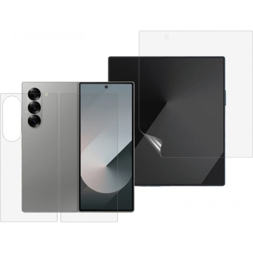 Samsung Galaxy Z Fold6 Schutzfolie - Flexibler Bildschirmschutz aus Hydrogel TPU (Innenseite + Aussenseite)