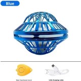Fly spinning ball 360&deg; intelligenter rotierender leuchtender Ball mit magischer Induktion f&uuml;r Kinder - Blau
