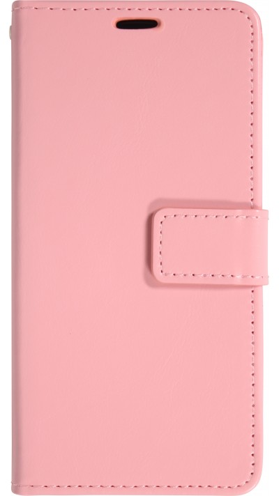 Hülle iPhone Air - Premium Flip Leder Tasche - Hellrosa