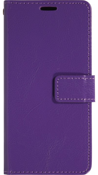 Hülle iPhone Air - Premium Flip Leder Tasche - Violett