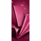 iPhone 17 Pro Case Hülle - Qialino Croco Flip Echtleder - Rosa