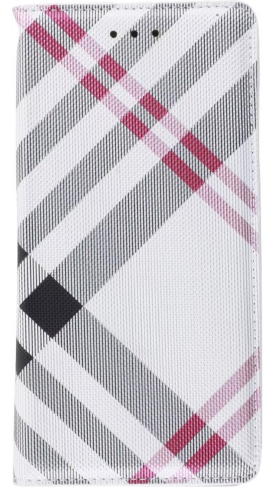 Fourre Samsung Galaxy S26 Ultra - Flip Lines - Blanc