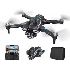 H35 Falt-Drohne II Mini Drohne 4K HD Doppel-Kamera mit 360° Hindernisvermeidung und optischer Stabilisierung - Schwarz