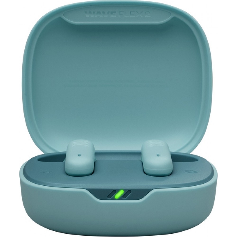 JBL Wave Flex 2 Bluetooth - 40h Pure Bass Sound, Smart Ambient Technologie & Touch Control - Blau