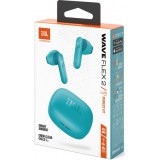 JBL Wave Flex 2 Bluetooth - 40h Pure Bass Sound, Smart Ambient Technologie & Touch Control - Blau