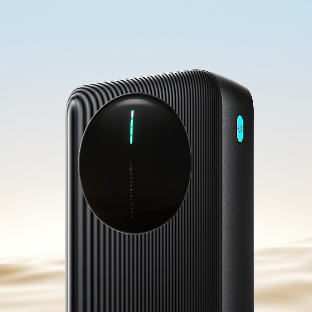 Joyroom JR-PBF14 Pro Powerbank 3-in-1 20000mAh 22.5W sauberes Design 2x USB-A 2.4 & 1x USB-C (In+Out) - Schwarz