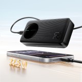 Joyroom JR-PBF14 Pro Powerbank 3-in-1 20000mAh 22.5W sauberes Design 2x USB-A 2.4 & 1x USB-C (In+Out) - Schwarz