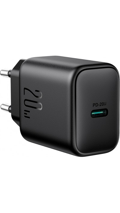 Joyroom JR-TCF20 kompaktes Schnellladegerät USB-C PD 20W - Schwarz