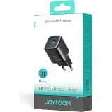 Joyroom JR-TG7 33W USB-A + USB-C Wandladeger&auml;t mit 30W Lightning Kabel 1m - Schwarz