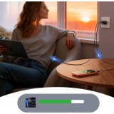 Joyroom JR-TG7 33W USB-A + USB-C Wandladeger&auml;t mit 30W Lightning Kabel 1m - Schwarz