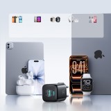 Joyroom JR-TG7 33W USB-A + USB-C Wandladeger&auml;t mit 30W Lightning Kabel 1m - Schwarz