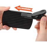 Smartphone Kamera Spiegelreflexions-Set mit Clip Reflexionshalterung & Reinigungstuch f&uuml;r kreative Fotoeffekte - Schwarz