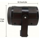 LED Schneeflocken Projektor USB Weihnachtsbeleuchtung mit fallendem Schnee Effekt - Schwarz
