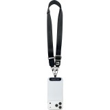 Lanière universelle bandoulière Karl Lagerfeld avec Choupette patch universel et stylé - Noir